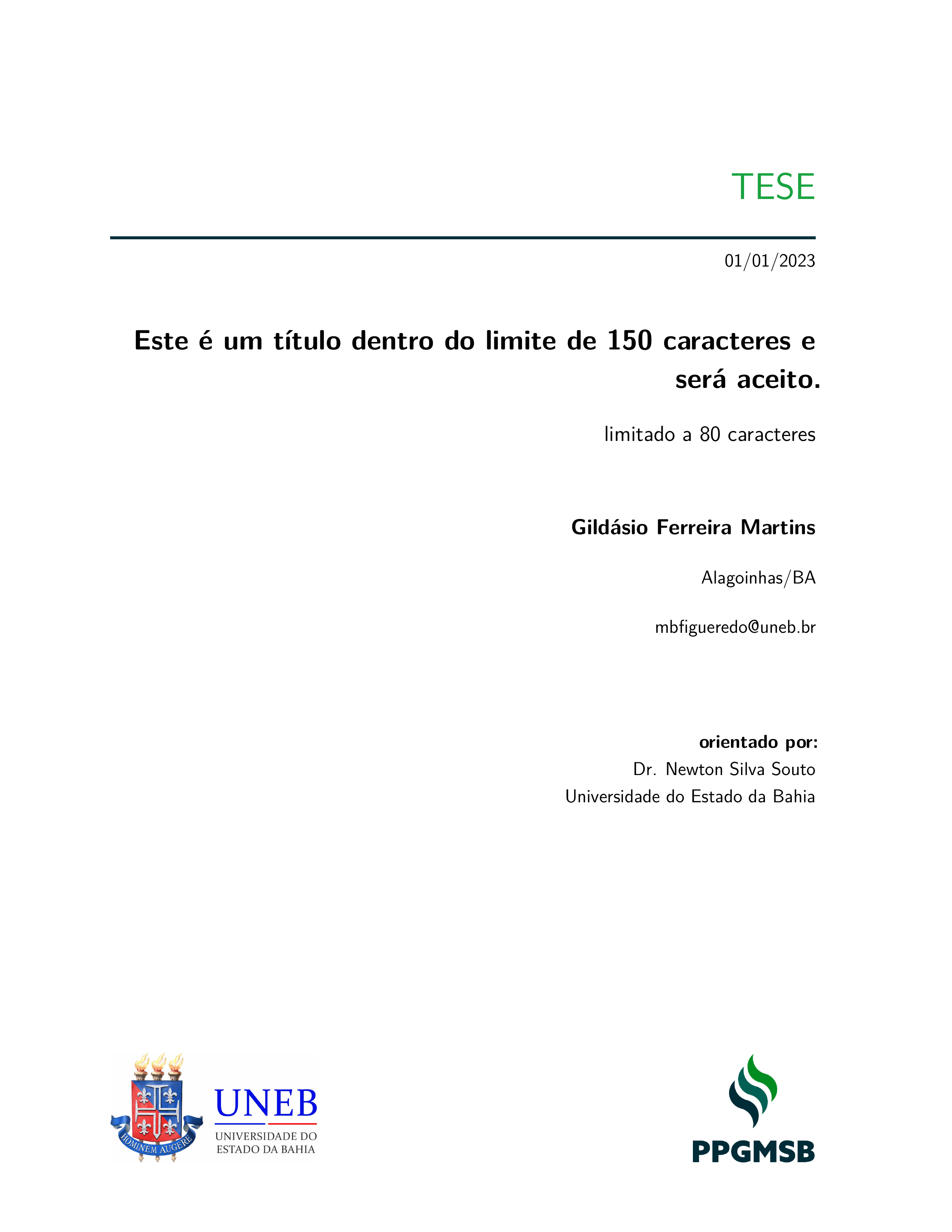 Template Dissertação