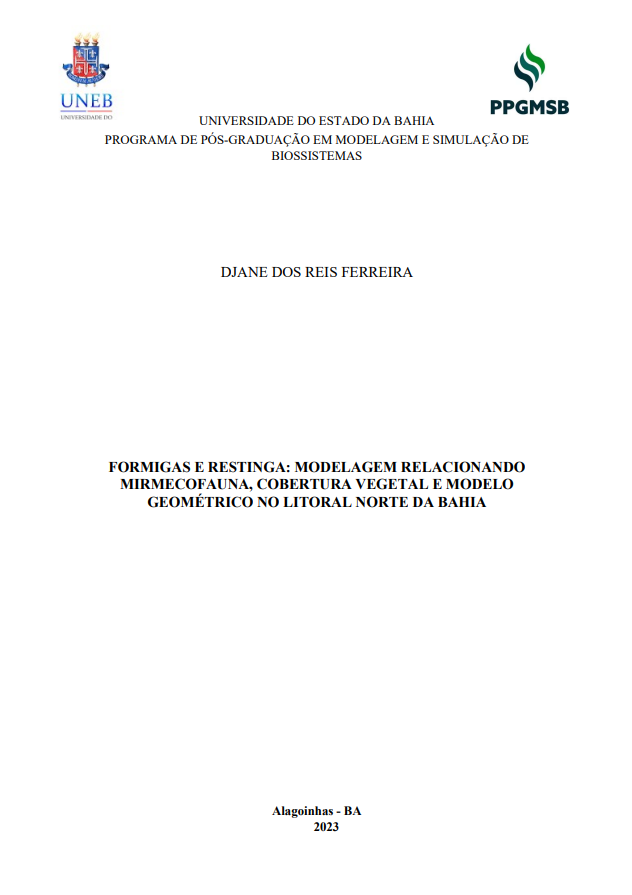 Capa da Dissertação