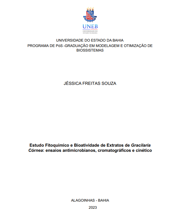 Capa da Dissertação