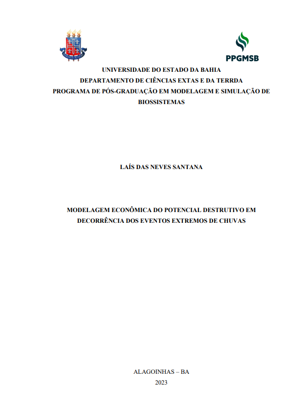 Capa da Dissertação