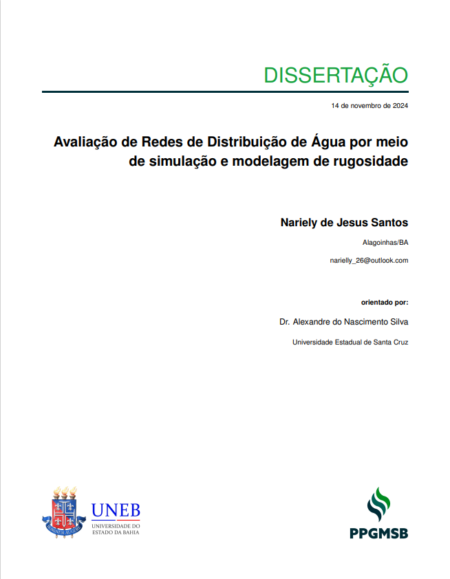 Capa da Dissertação