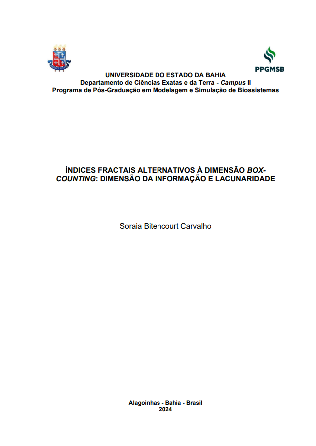 Capa da Dissertação