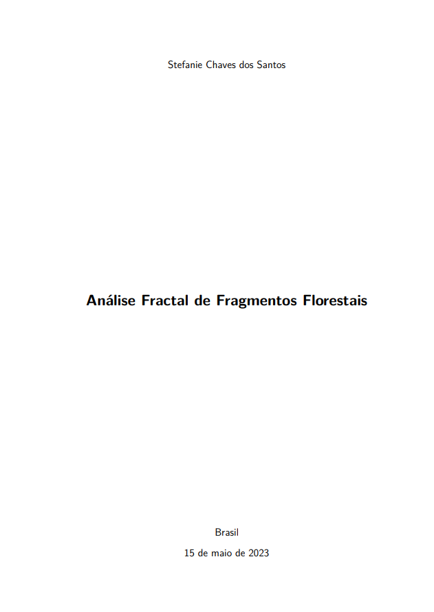 Capa da Dissertação