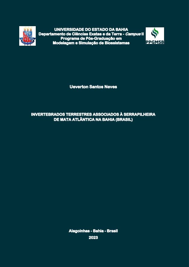 Capa da Dissertação